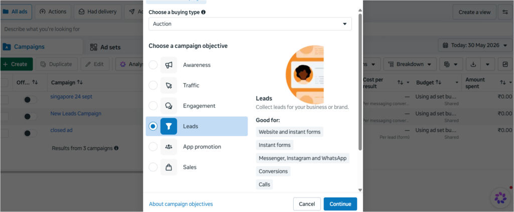 meta campaign image