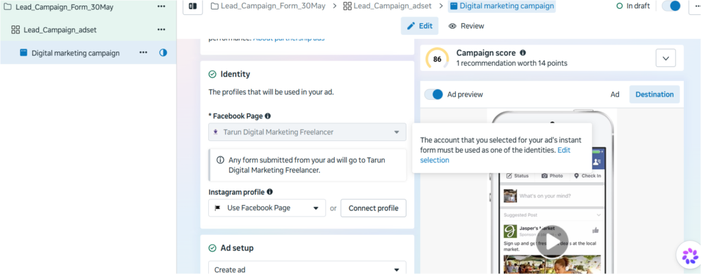 meta campaign image
