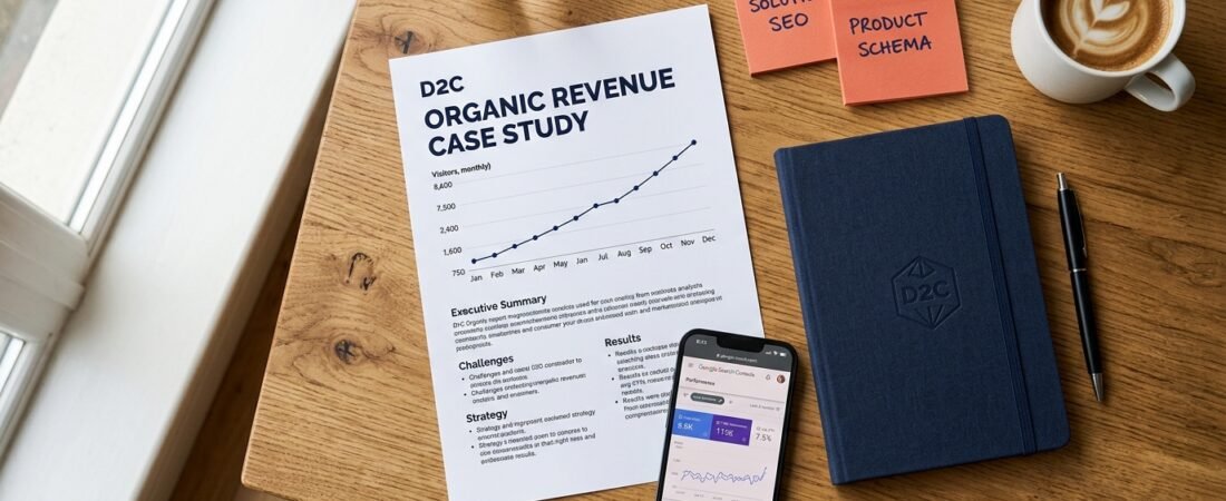 How We Grew a Delhi D2C Brand’s Organic Revenue from ₹38K to ₹3.45L Monthly [Case Study]