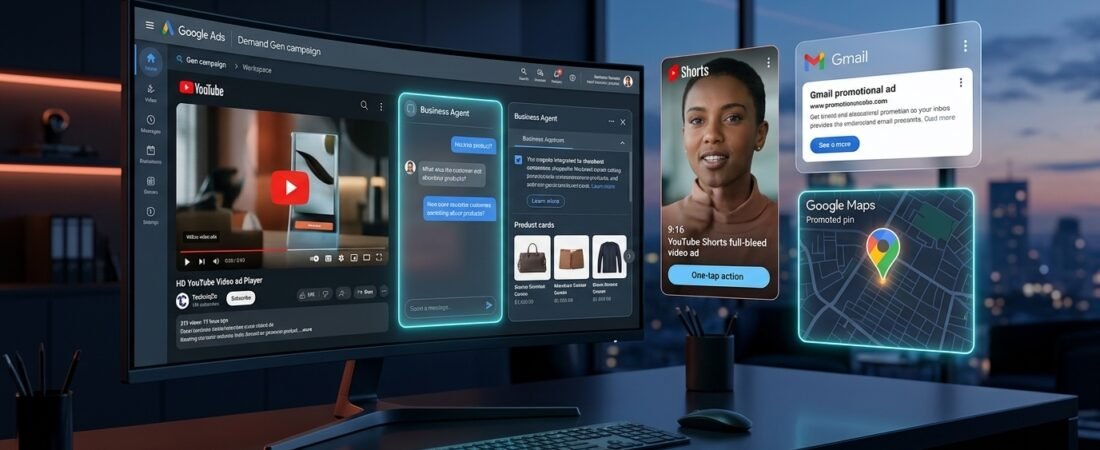 Google Demand Gen September 2026: Business Agent, YouTube Ads & AI Updates